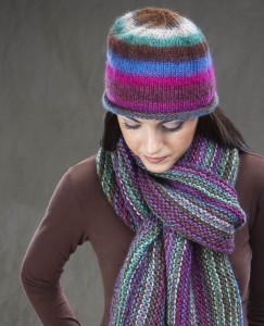 Bohemian hat and scarf partial