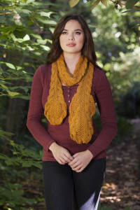 Deluxe Worsted e-book Sheaves of Wheat Scarf 2 blog