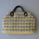 Yashi Two-Color Handbag gray blog