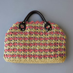 Yashi Two-Color Handbag red blog