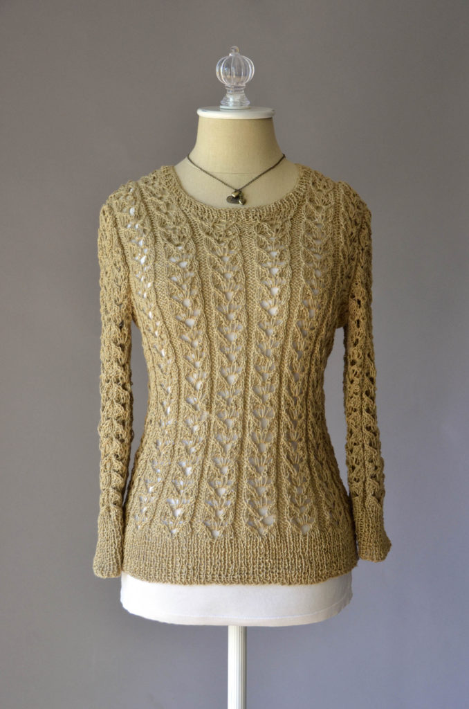 Flax Natural Lace Pullover 180dpi