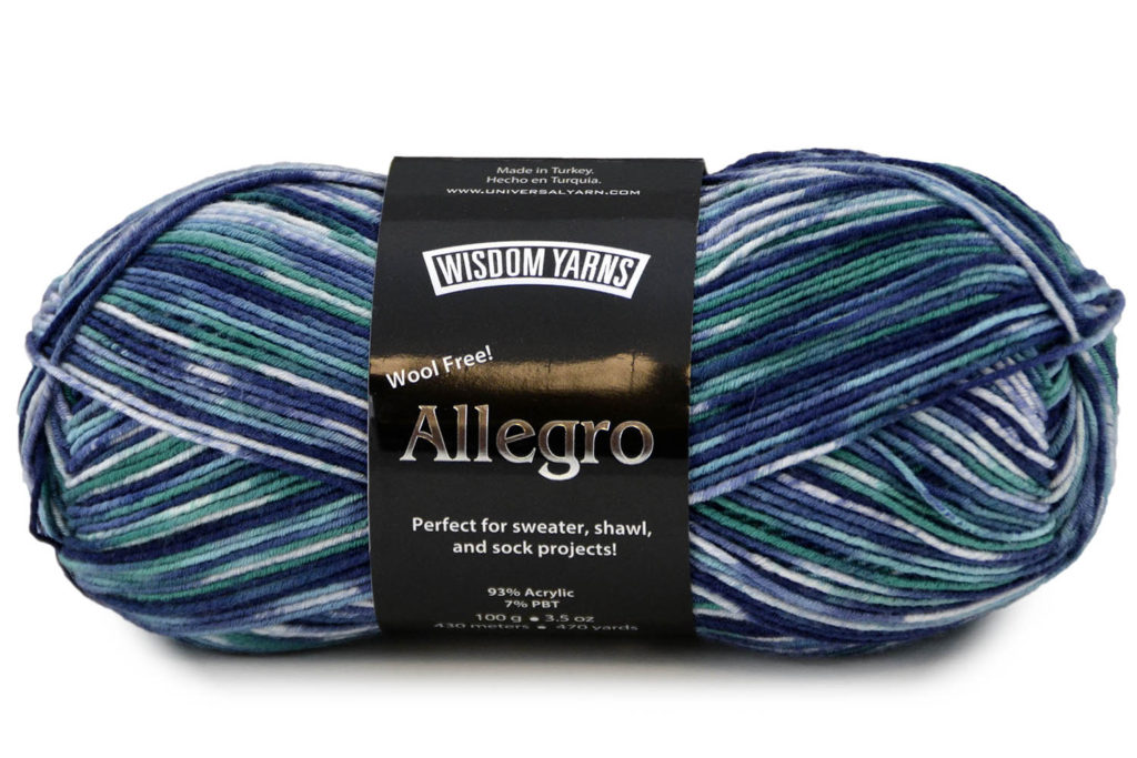 Ball of Allegro yarn