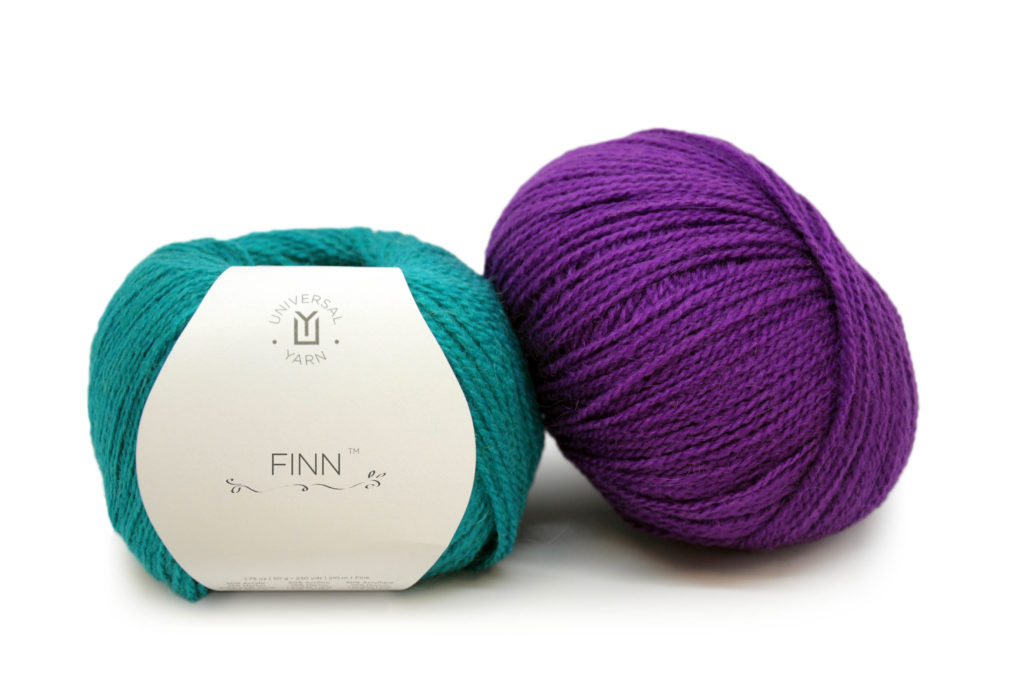 Two balls of Finn yarn from Universal Yarn