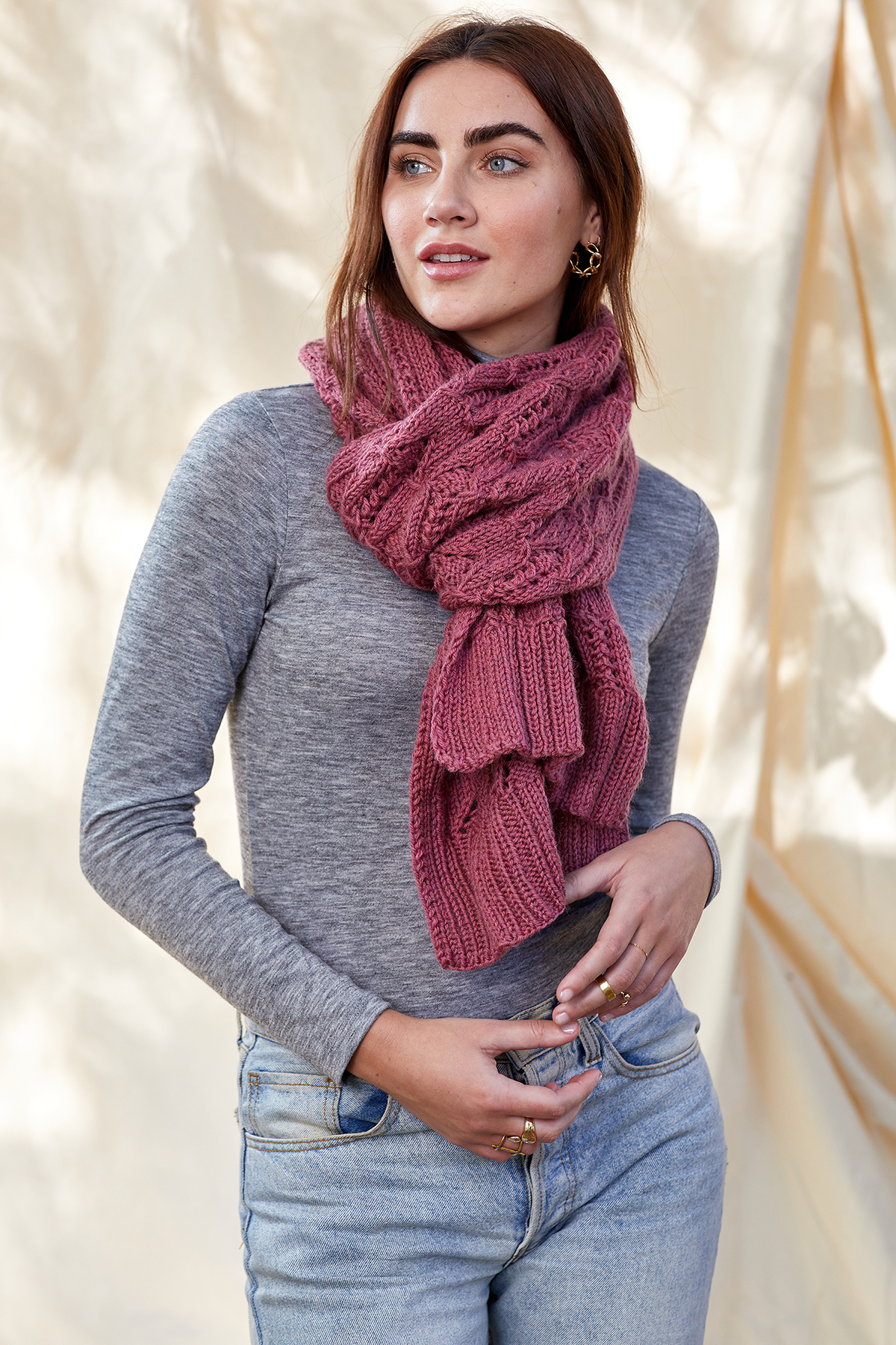 Free Pattern Friday – Bouquet Scarf – Universal Yarn Creative Network