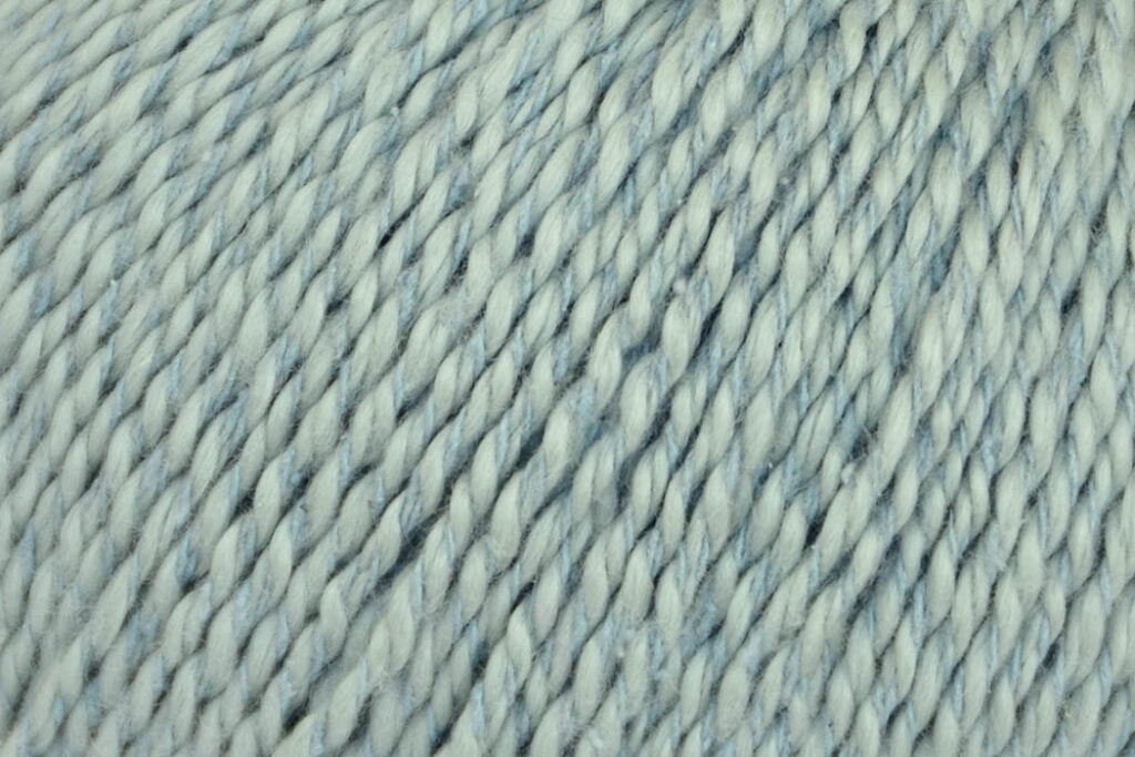 Closeup image of light blue green Papyrus yarn color 229-19 Ether
