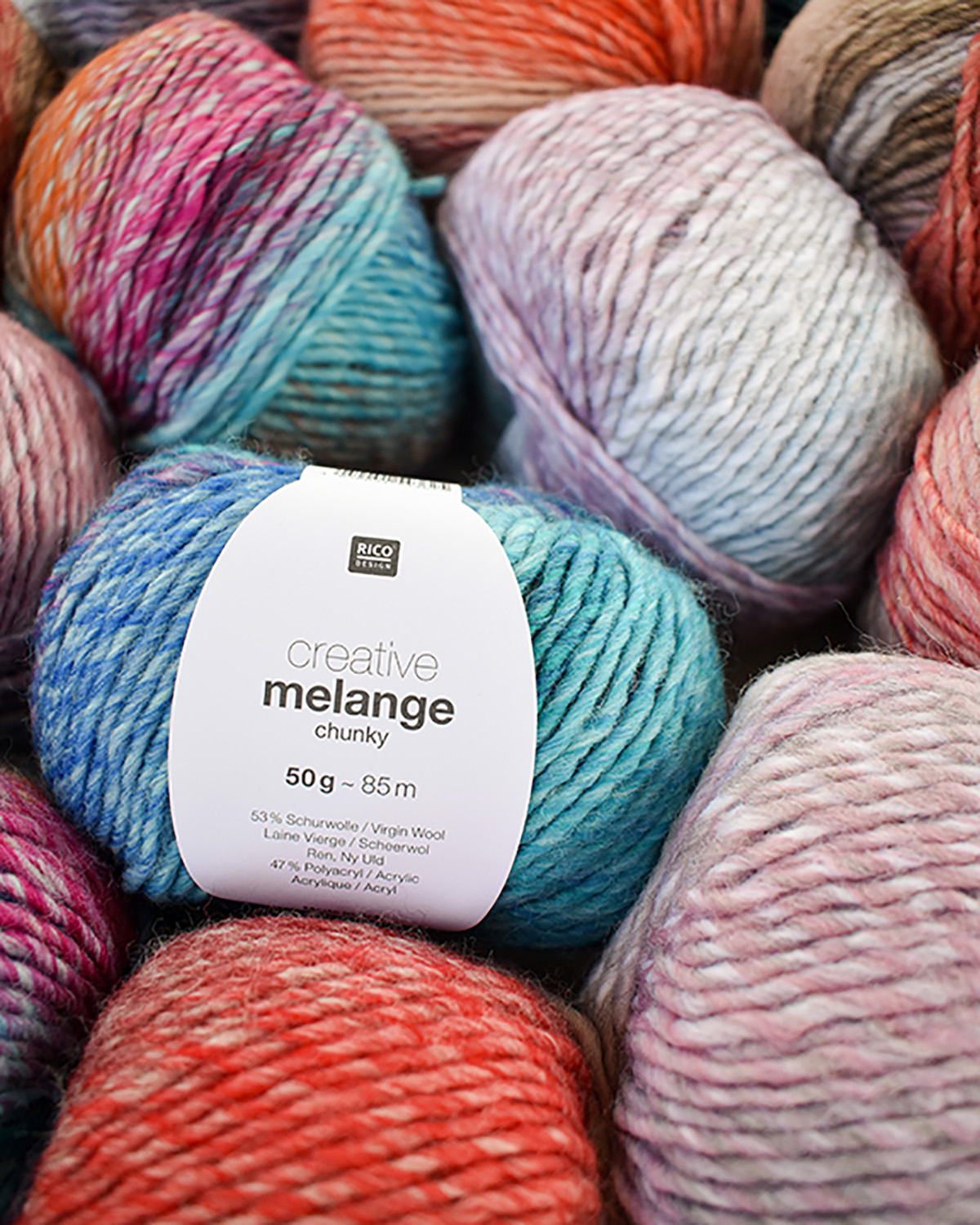 50g/100g Soft Yarn Colorful Yarn for Crocheting Knit Total
