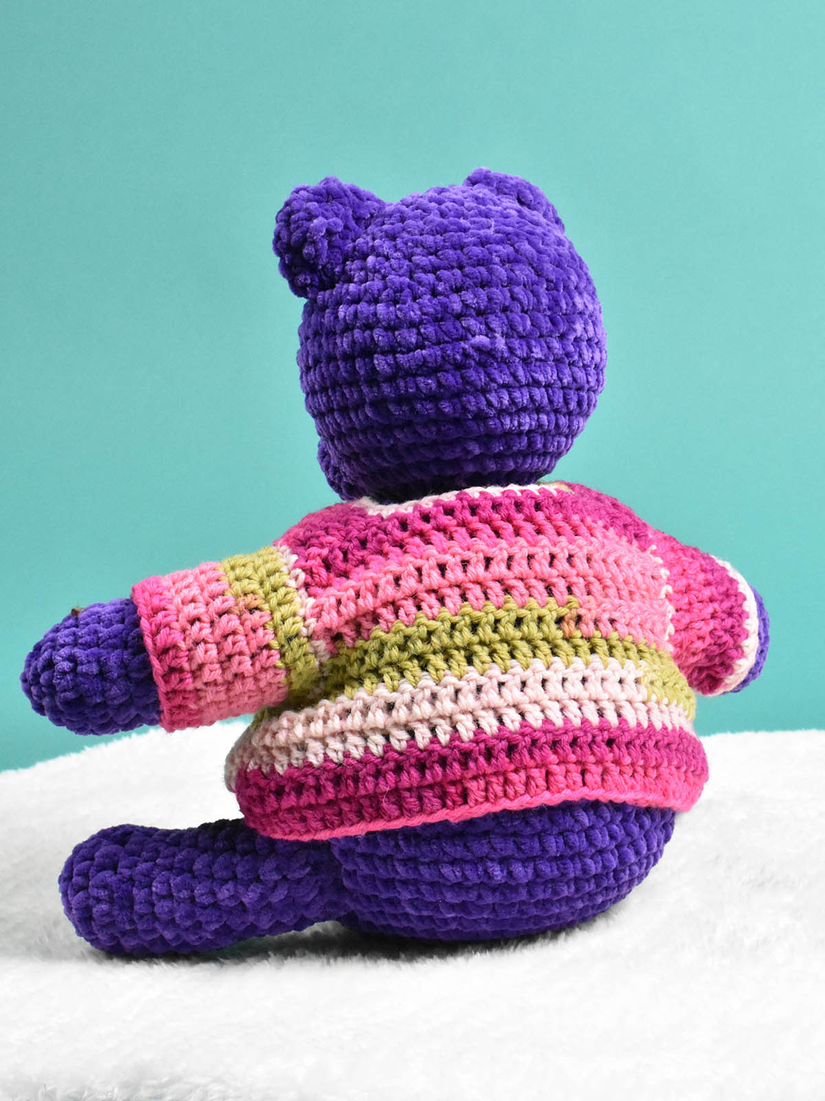 How to Crochet a Sweater for a Stuffed Animal 