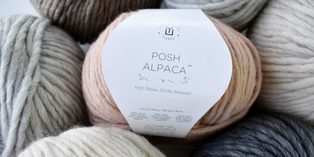 Image of ball of Posh Alpaca yarn