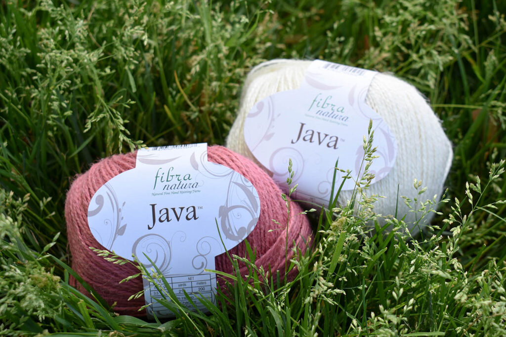 Two balls of Java hemp yarn