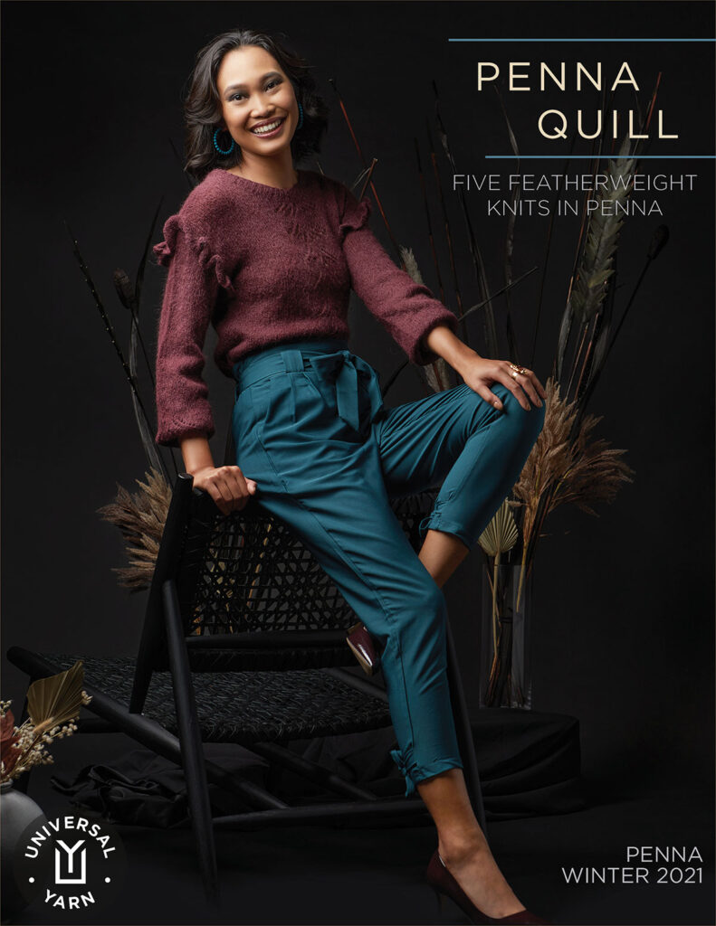 Cover of Quill e-book of patterns in Penna yarn