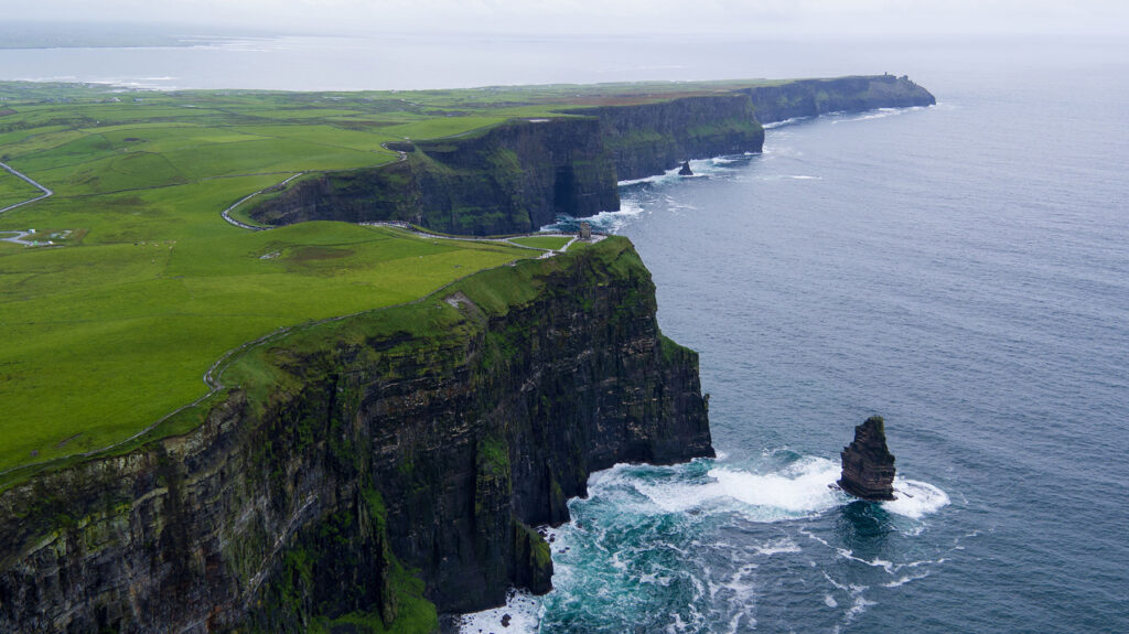 Photo of the Cliffs of Moher in western Ireland