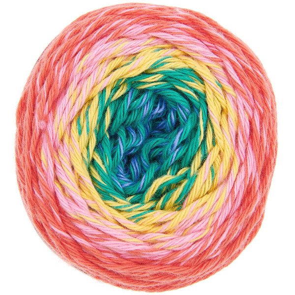 Mystery Yarn Box of Colorful Melange Yarn Cakes Rainbow Yarn 